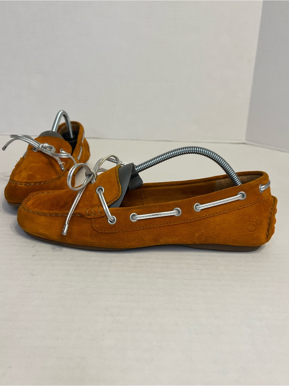 BORN Womens‎ Chestnut Moccasin Boat Shoes Hand Crafted Footwear Size 8